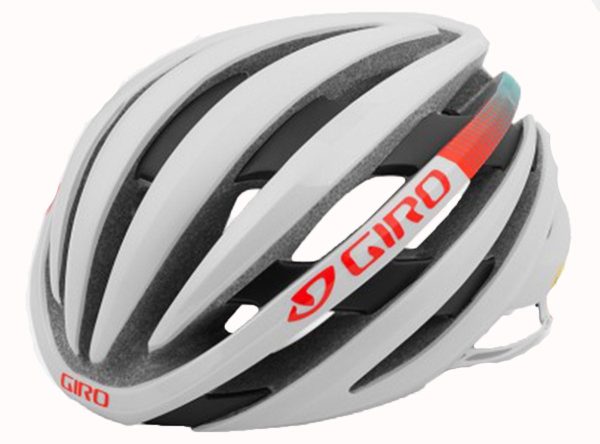 Giro Ember MIPS Road Helmet - Womens - Matt White-Turquoise-Vermillion Online Sale